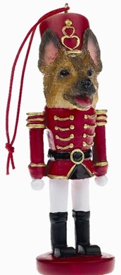 German Shepherd Nutcracker Christmas Ornament