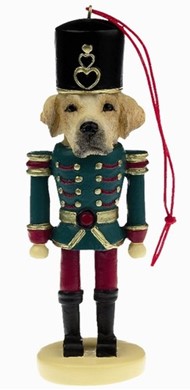 Yellow Labrador Retriever Nutcracker Christmas Ornament