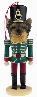 Yorkshire Terrier Pupcut Nutcracker Dog Christmas Ornament