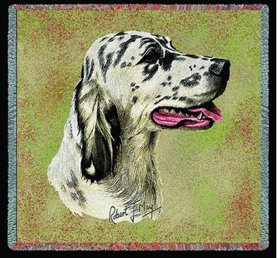 English Setter Blue Belton Throw
