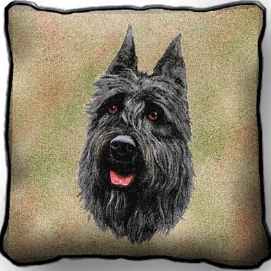 Bouvier Tapestry Pillow Cover, Made in the USA