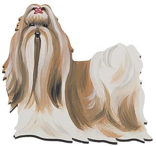 Shih Tzu Dog Christmas Ornament, a Charming Gift for Shih Tzu Owners