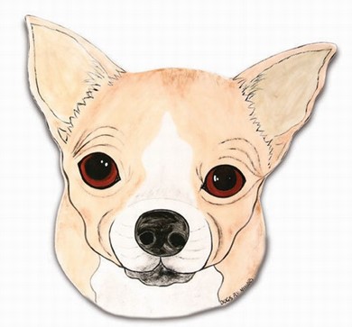 Chihuahua Decorator Plate