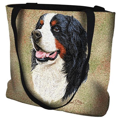 Bernese Mountain Dog Tapestry Tote Bag