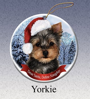 Yorkshire Terrier Christmas Ornament