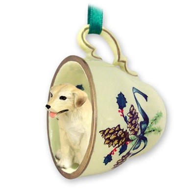 Labrador Retriever Teacup Holiday Ornament