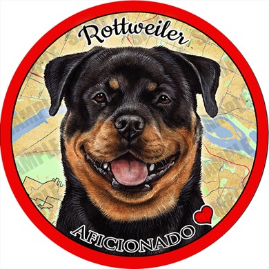 Rottweiler Dog Car Coaster Buddy
