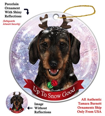 Dachshund Up To Snow Good- click for more breed options