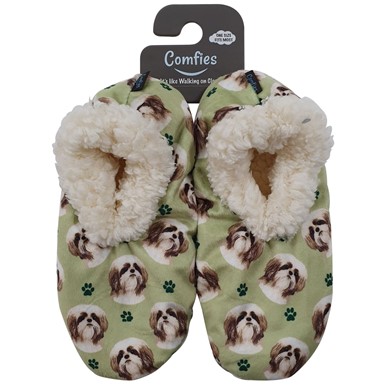 Shih Tzu Tan Comfies Slippers