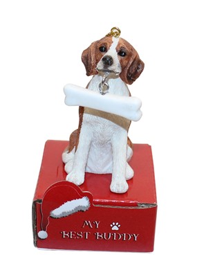 Beagle My Best Buddy Dog Breed Christmas Ornament