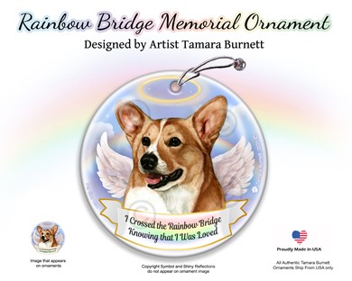 Welsh Corgi Pembroke Memorial Ornament-click for more breed color