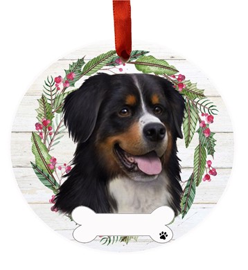 Bernese Mountain Dog Christmas Ornament