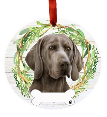 Weimaraner Christmas Ornament