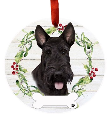 Scottish Terrier Christmas Ornament