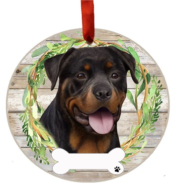 Rottweiler Christmas Ornament