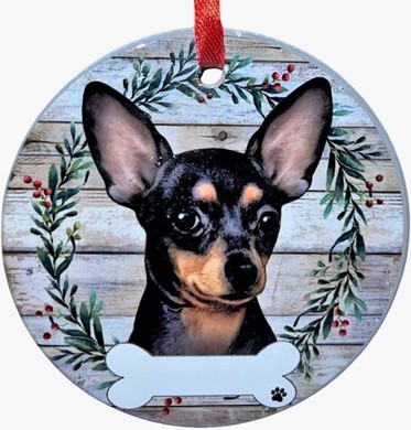 Chihuahua Christmas Ornament