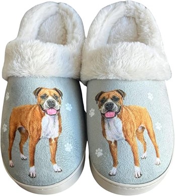 Boxer Snuggs Memory Foam Slippers