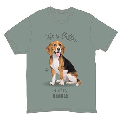 Life is Better with a Beagle T-Shirt