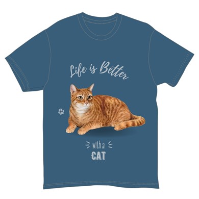 Life is Better Orange Tabby Cat