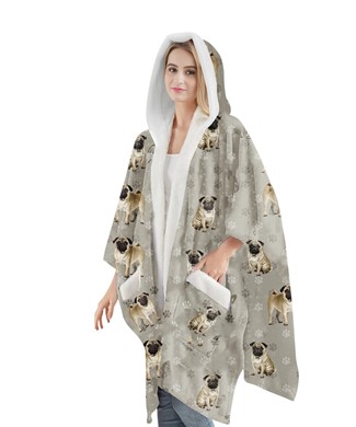Snugg Pug Blanket Hoodie
