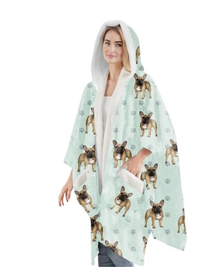 Snugg French Bulldog Blanket Hoodie
