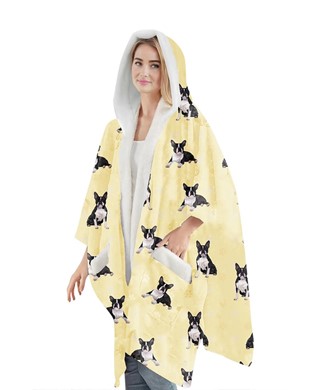 Snugg Boston Terrier Blanket Hoodie