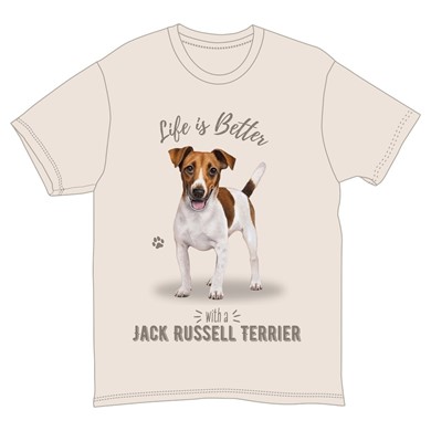 Life is Better Jack Russell Terrier T-Shirts