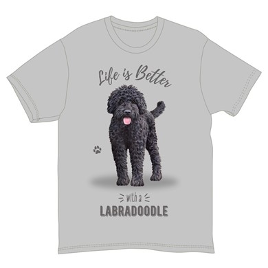 Life is Better Labradoodle T-Shirts