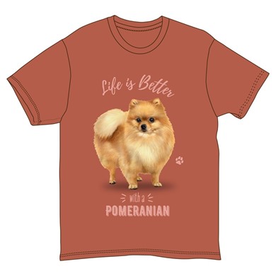 Life is Better with a Pomeranian T-Shirt