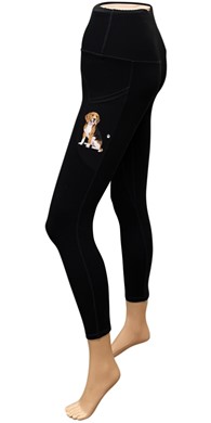 Beagle Yoga Leggings for Pet Lovers