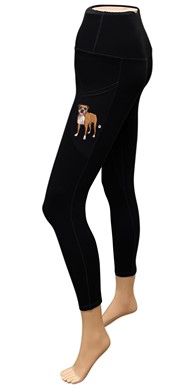 Boxer Yoga Leggings for Pet Lovers