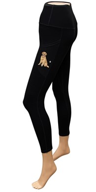 Golden Retriever Yoga Leggings for Pet Lovers