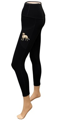 Labrador Retriever-Yellow Yoga Leggings for Pet Lovers