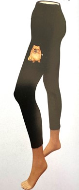 Pomeranian Yoga Leggings for Pet Lovers