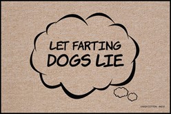 Let Farting Dogs Lie Mat
