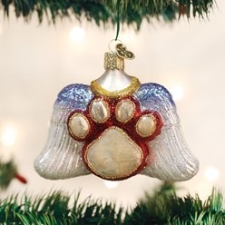 Beloved Pet Angel Wings Old World Christmas Ornament