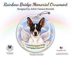 Rat Terrier Rainbow Bridge Memorial Ornament - click for more breed options