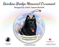 Belgian Shepherd Rainbow Bridge Memorial Ornament