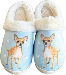 Chihuahua Fawn Snuggs Hard Sole Slippers