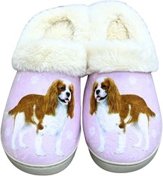 Cavalier King Charles Snuggs Hard Sole Slippers