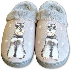 Schnauzer Snuggs Hard Sole Slippers